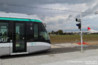 Tram 718 sur la ligne T7 (RATP) à Athis-Mons