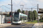 Tram 718 sur la ligne T7 (RATP) à Rungis