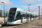 Tram 718 sur la ligne T7 (RATP) à Rungis