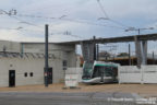 Tram 718 sur la ligne T7 (RATP) à Vitry-sur-Seine