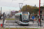 Tram 713 sur la ligne T7 (RATP) à Villejuif