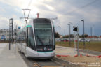 Tram 718 sur la ligne T7 (RATP) à Athis-Mons