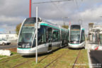 Trams 709 et 701 sur la ligne T7 (RATP) à Rungis