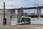 Tram 718 sur la ligne T7 (RATP) à Vitry-sur-Seine