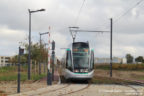 Tram 713 sur la ligne T7 (RATP) à Rungis