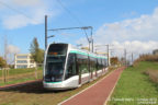 Tram 709 sur la ligne T7 (RATP) à Rungis