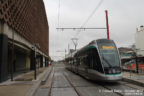 Tram 715 sur la ligne T7 (RATP) à Villejuif