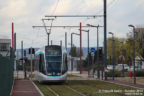 Tram 718 sur la ligne T7 (RATP) à Rungis