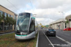 Tram 718 sur la ligne T7 (RATP) à Rungis