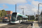 Tram 718 sur la ligne T7 (RATP) à Rungis