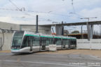 Tram 718 sur la ligne T7 (RATP) à Vitry-sur-Seine