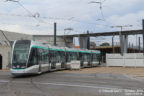 Tram 718 sur la ligne T7 (RATP) à Vitry-sur-Seine