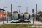 Trams 705 et 709 sur la ligne T7 (RATP) à Villejuif