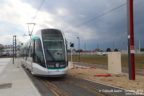 Tram 718 sur la ligne T7 (RATP) à Athis-Mons