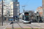 Tram 801 sur la ligne T8 (RATP) à Saint-Denis