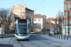 Tram 805 sur la ligne T8 (RATP) à Saint-Denis