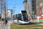 Tram 803 sur la ligne T8 (RATP) à Saint-Denis