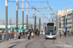 Tram 808 sur la ligne T8 (RATP) à Saint-Denis