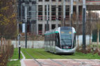 Tram 801 sur la ligne T8 (RATP) à Villetaneuse