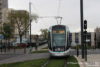 Tram 805 sur la ligne T8 (RATP) à Saint-Denis