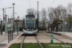 Tram 814 sur la ligne T8 (RATP) à Saint-Denis