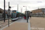 Tram 812 sur la ligne T8 (RATP) à Villetaneuse