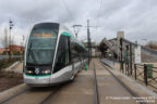 Tram 801 sur la ligne T8 (RATP) à Villetaneuse