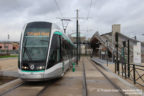 Tram 801 sur la ligne T8 (RATP) à Villetaneuse