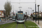Tram 802 sur la ligne T8 (RATP) à Villetaneuse