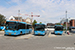 Iveco Crossway LE Line 13 n°5020 (DB 63 237), n°5021 (DB 63 246) et n°5043 (DC 58 135) sur la ligne 118 (Midttrafik) à Aarhus