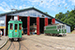 SIG-BBC Ce 2/2 n°213 et Schörling T2 n°R4 au Sporvejsmuseet Skjoldenæsholm à Jystrup
