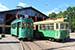 SIG-BBC Ce 2/2 n°213 et MMTB W6 n°965 au Sporvejsmuseet Skjoldenæsholm à Jystrup
