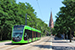 CAF Urbos 100 n°01 sur la ligne 1 (Skånetrafiken) à Lund