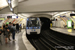 Alsthom-CEM-CL-ANF-Jeumont-Schneider-SFB MF 77 n°167 sur la ligne 7 (RATP) à Censier-Daubenton (Paris)