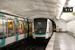 Alstom-Bombardier-TechnicAtome MF 01 n°128 sur la ligne 9 (RATP) à Jasmin (Paris)