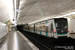 Alstom-Bombardier-TechnicAtome MF 01 n°164 sur la ligne 9 (RATP) à Jasmin (Paris)
