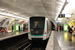 Alstom-Bombardier-TechnicAtome MF 01 n°096 sur la ligne 9 (RATP) à Rue de la Pompe (Paris)