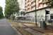 Croisement de voies sur le Corso Filippo Turati sur la ligne 4 (GTT) à Turin (Torino)