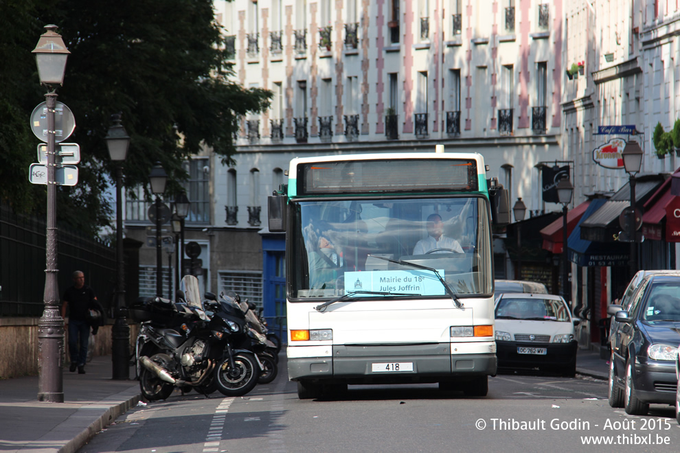 Bus 117 Ratp Les Heuliez GX 117 sur le Montmartrobus – Photos de trams et autres ...